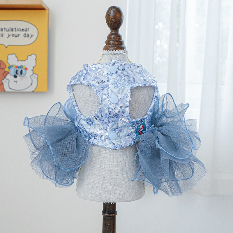 Blue Galaxy Wedding Dress