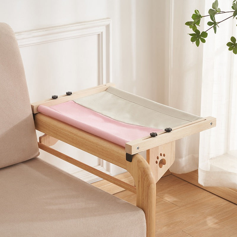 Cat Solid Wood Hanging Bed