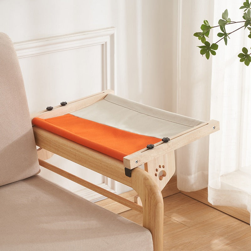 Cat Solid Wood Hanging Bed