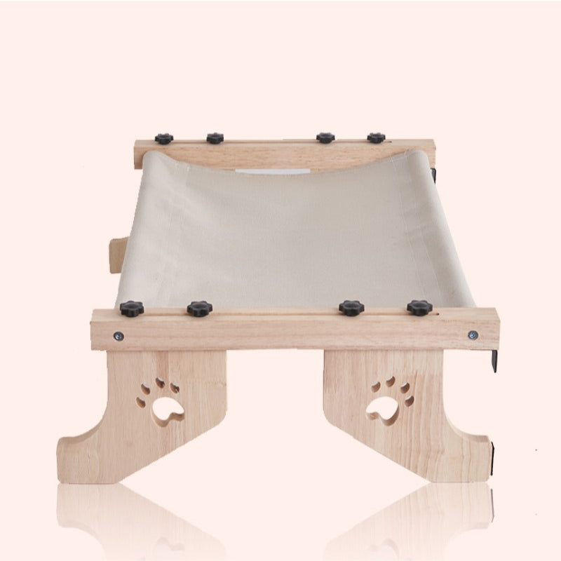 Cat Solid Wood Hanging Bed