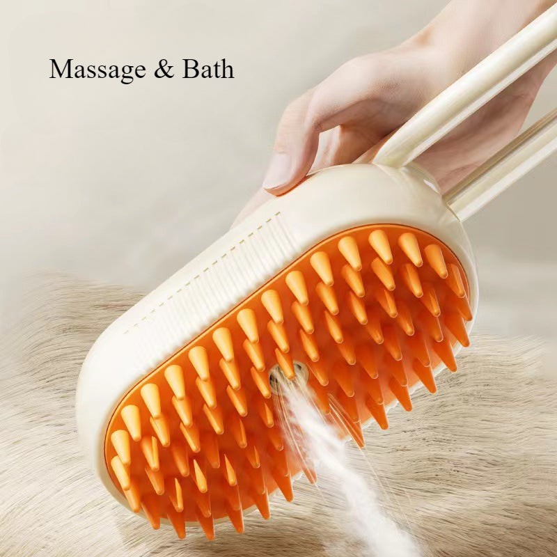 One-Click Spray Anti-Flying Hair Massage Comb
