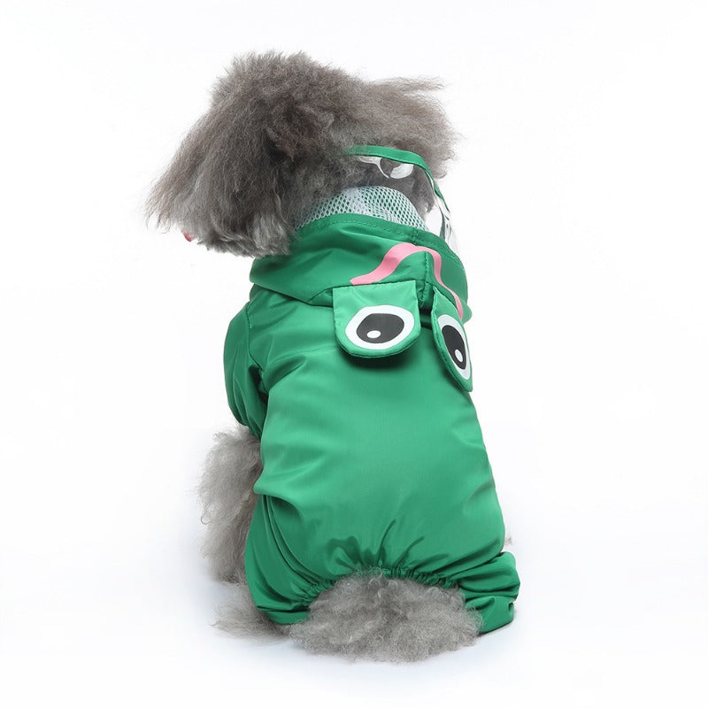 Pet Reflective Back-Strap Raincoat (Waterproof Dog Jacket)