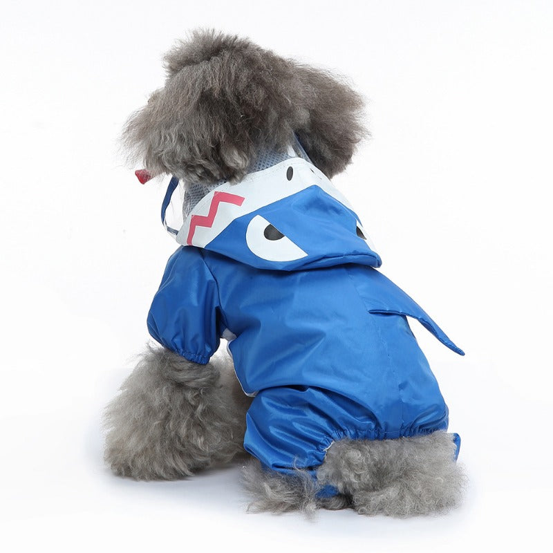 Pet Reflective Back-Strap Raincoat (Waterproof Dog Jacket)