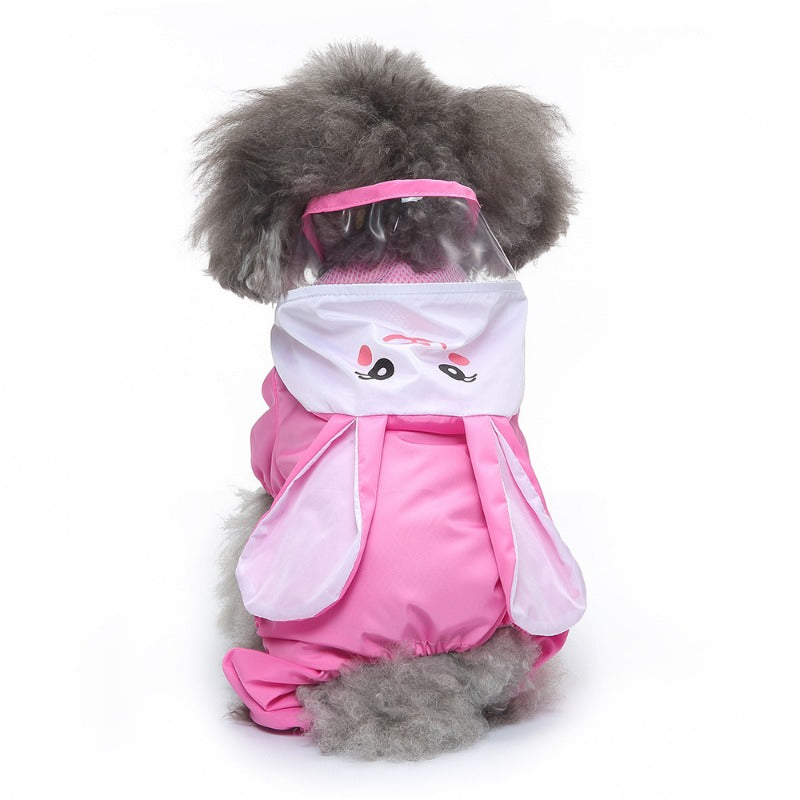 Pet Reflective Back-Strap Raincoat (Waterproof Dog Jacket)