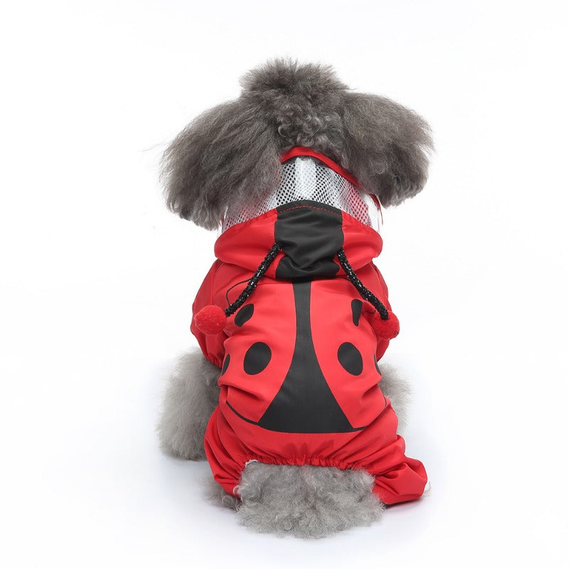 Pet Reflective Back-Strap Raincoat (Waterproof Dog Jacket)
