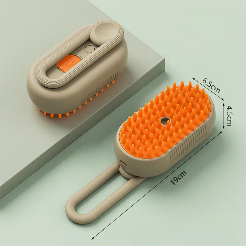 One-Click Spray Anti-Flying Hair Massage Comb