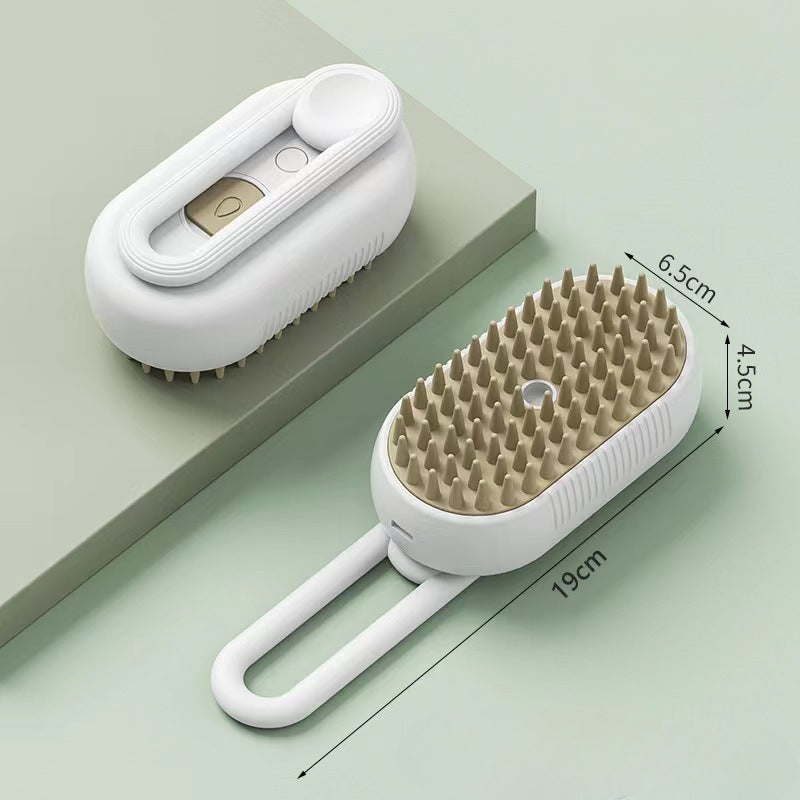 One-Click Spray Anti-Flying Hair Massage Comb