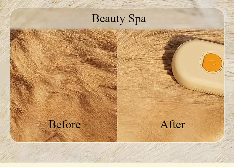 One-Click Spray Anti-Flying Hair Massage Comb