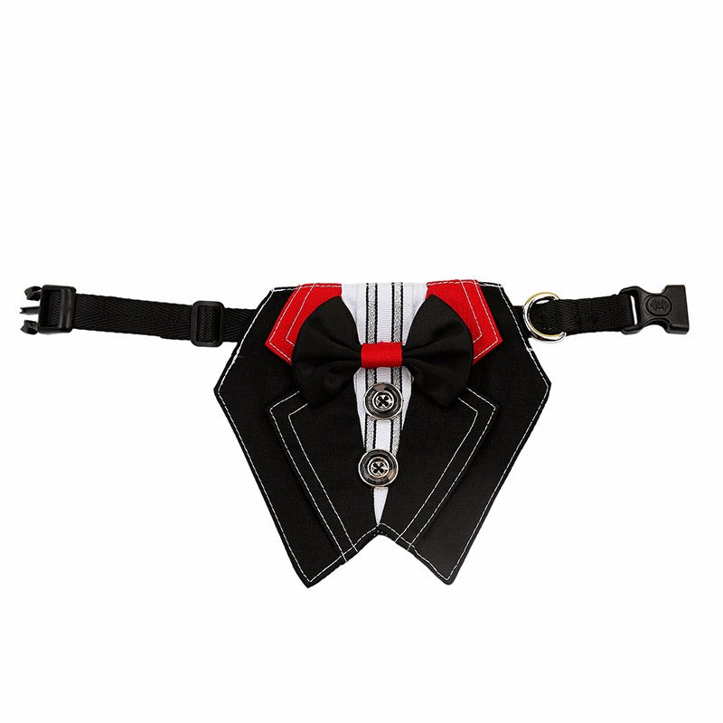 Bow Tie Dog Collar Suit