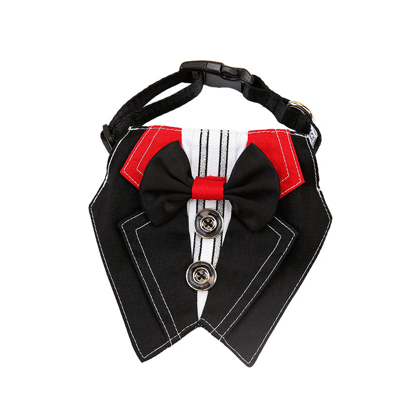 Bow Tie Dog Collar Suit