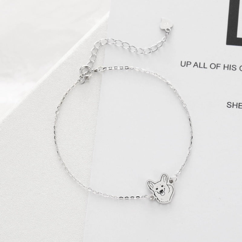 Custom S925 Silver Pet Bracelet