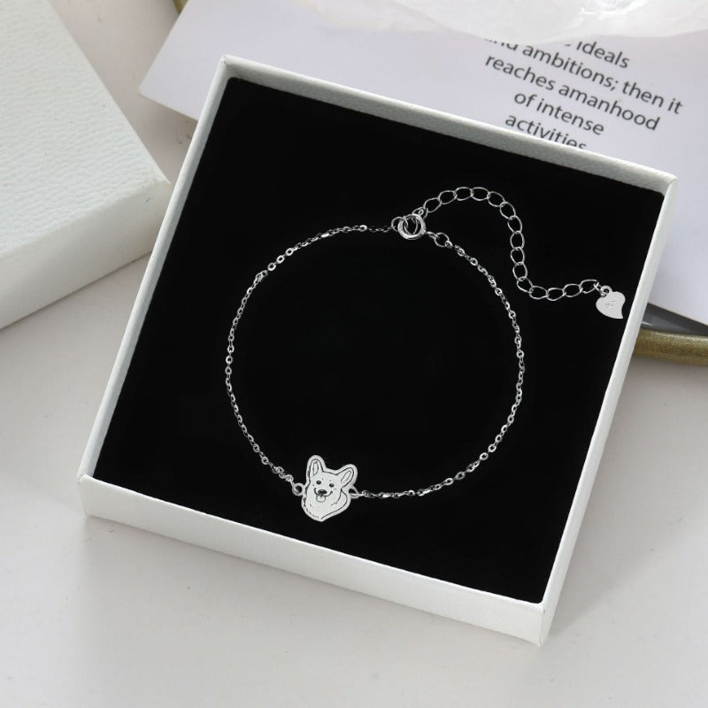 Custom S925 Silver Pet Bracelet