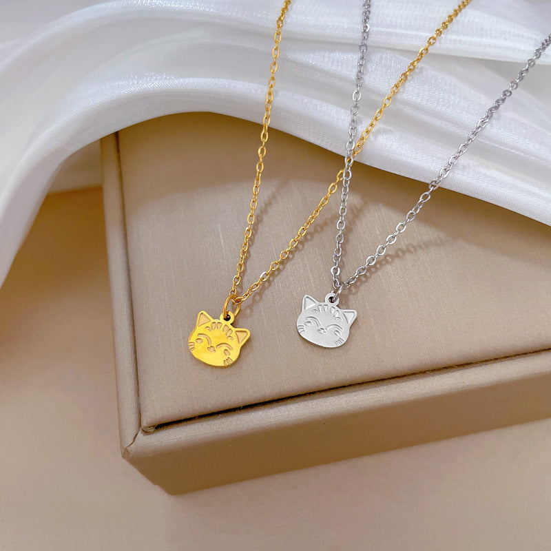 Smiley Cat Necklace