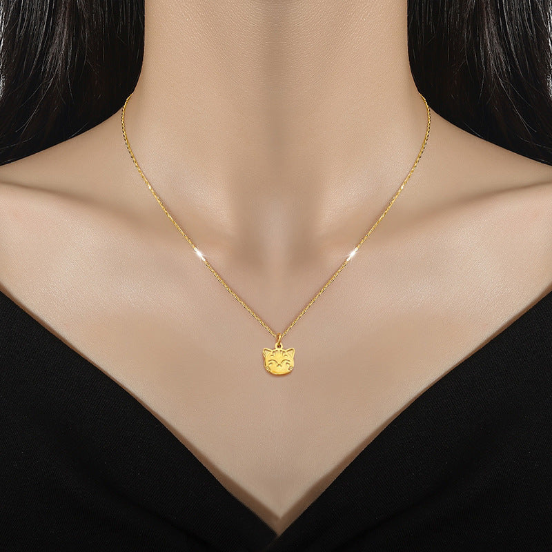 Smiley Cat Necklace