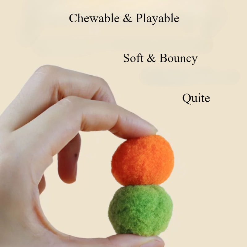 Multi-Color Hair ball & Cat Toy Gun