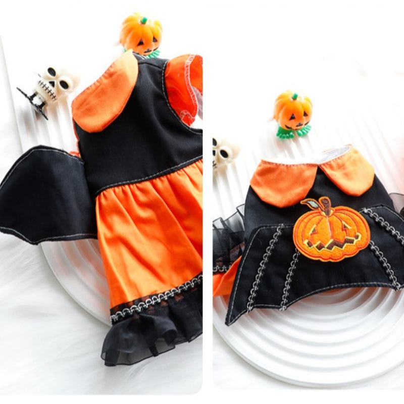 Halloween Pumpkin Orange Dress