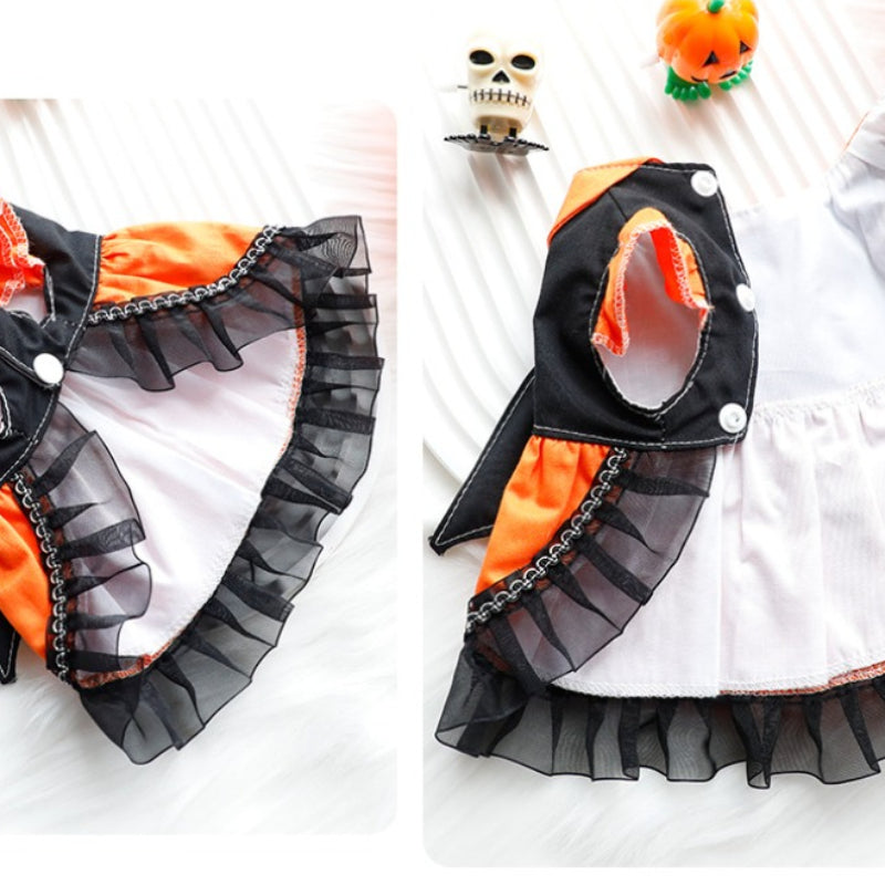 Halloween Pumpkin Orange Dress