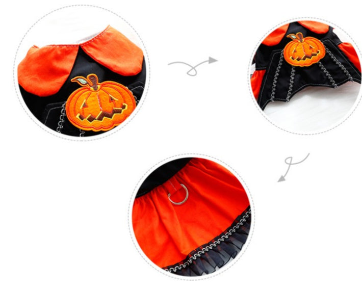 Halloween Pumpkin Orange Dress