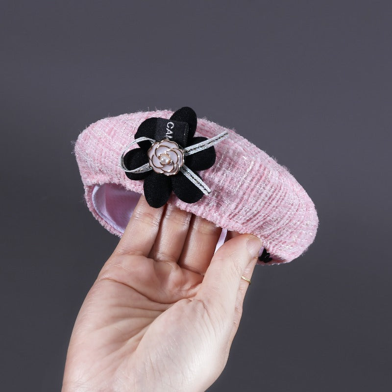 Camellia Hat and Bib Set
