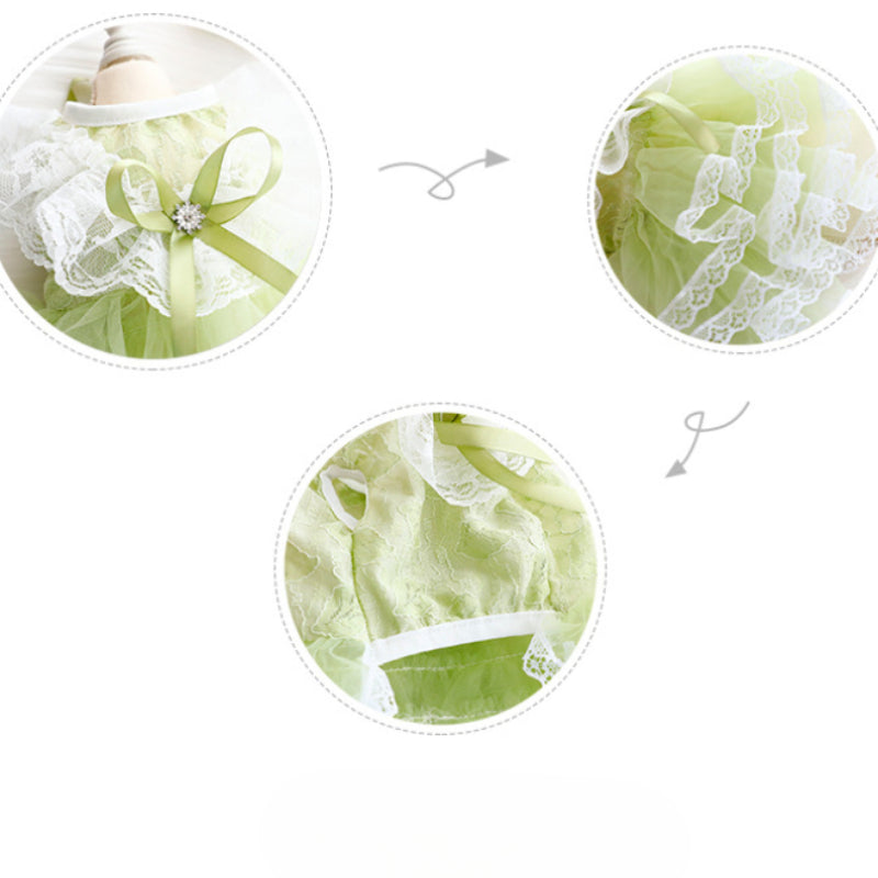 Mint Color Princess Dress