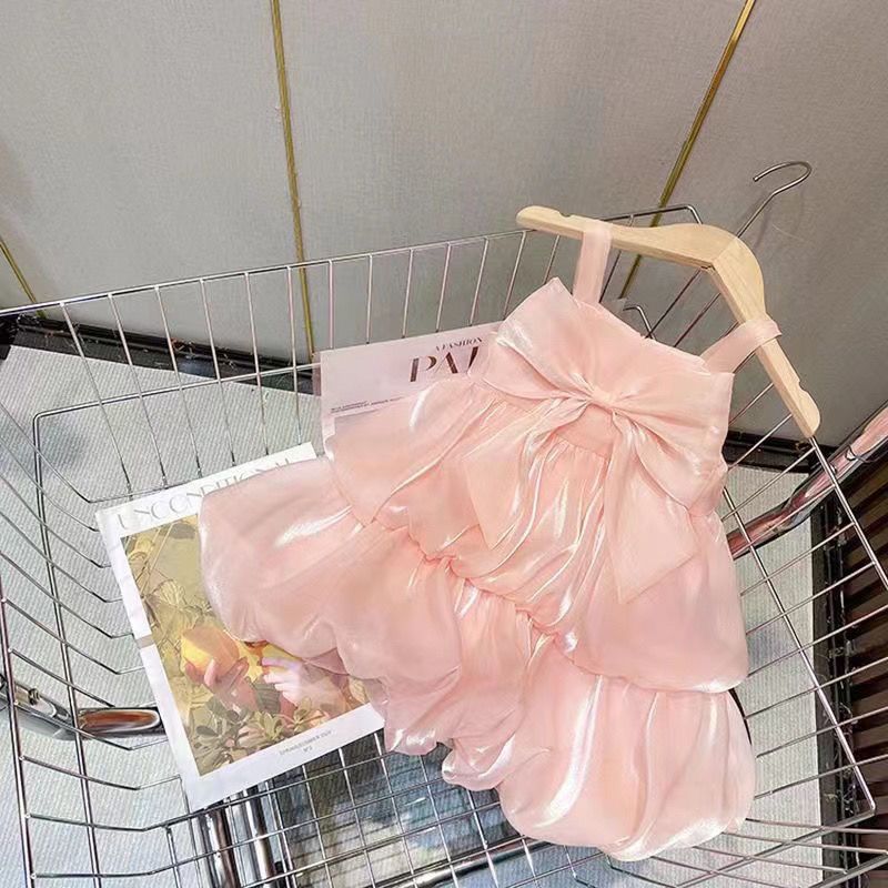 Peach Color Summer Dress