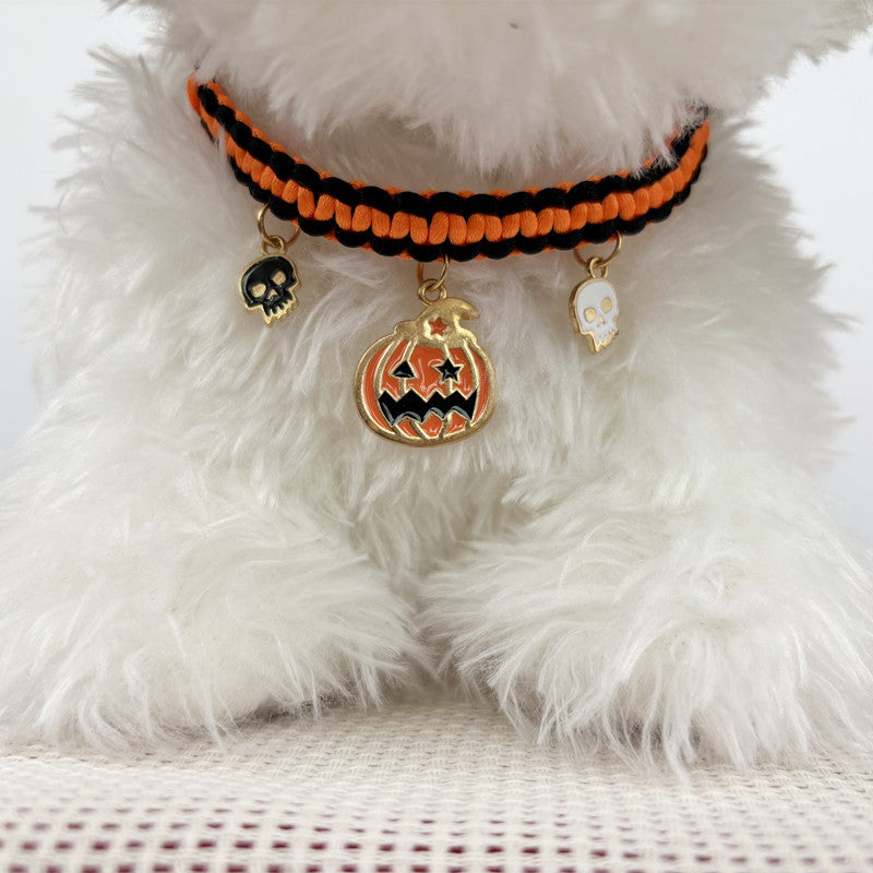 Halloween Ornament Pet Necklace