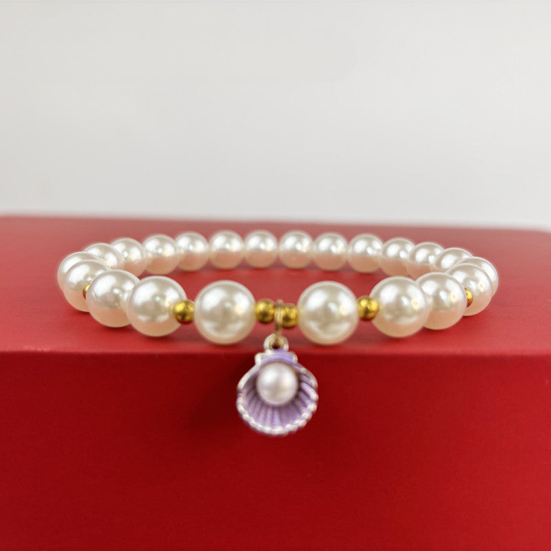 Seashell Pearl Necklace