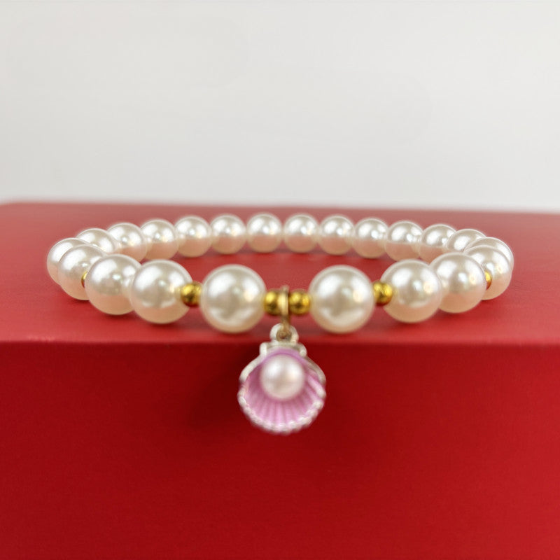 Seashell Pearl Necklace