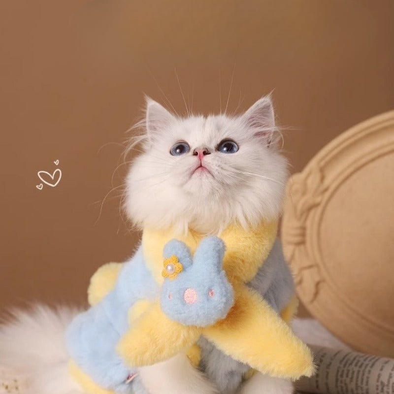 Bunny Scarf Feelce Coat