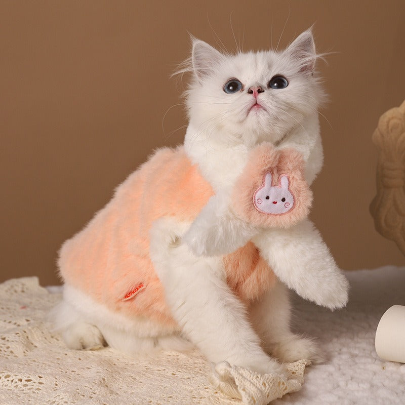 Bunny Scarf Feelce Coat