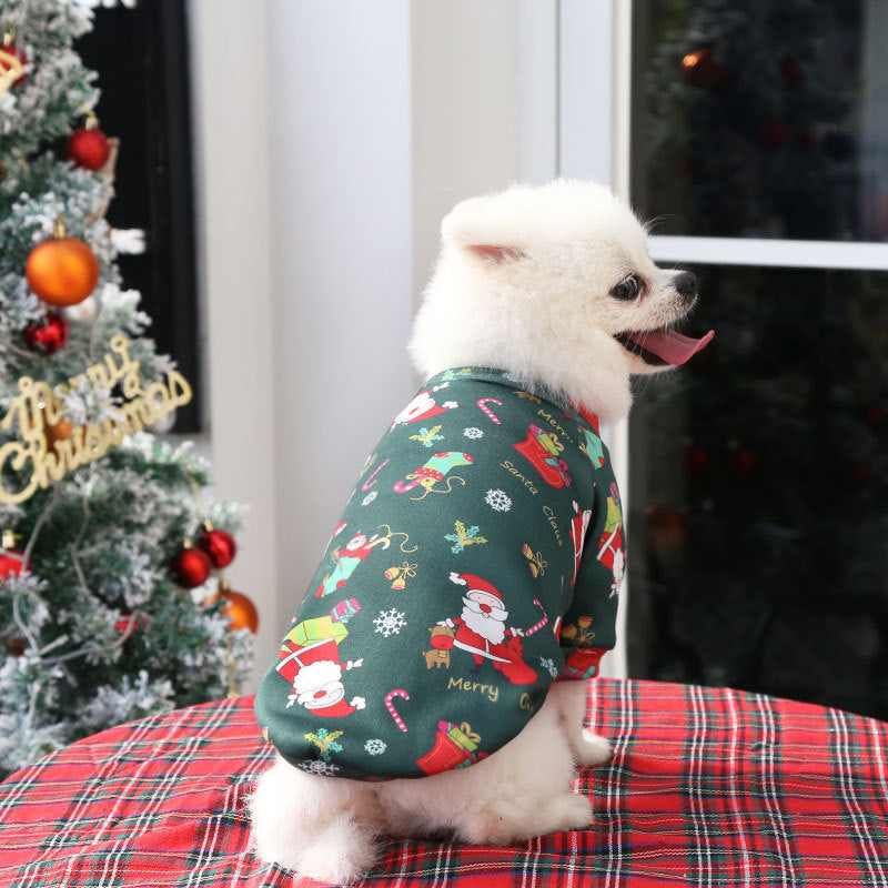 Chrismas Santa Clause Print Vest