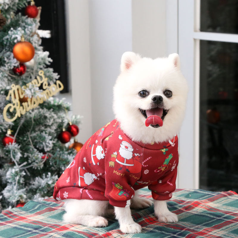Chrismas Santa Clause Print Vest