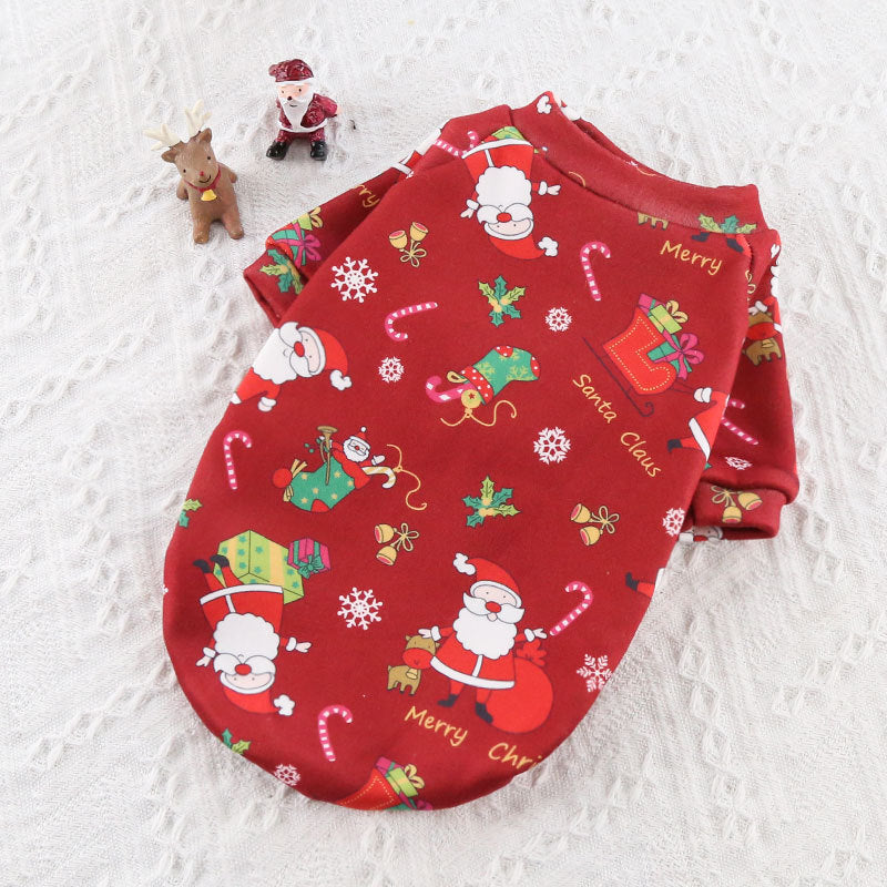 Chrismas Santa Clause Print Vest