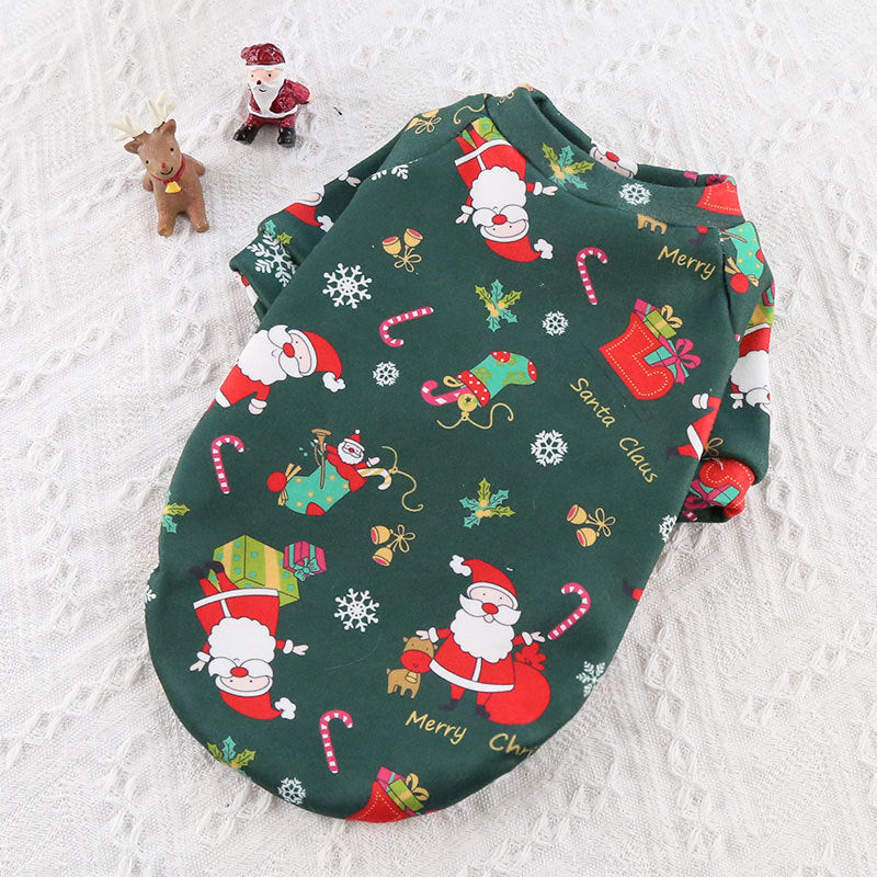 Chrismas Santa Clause Print Vest