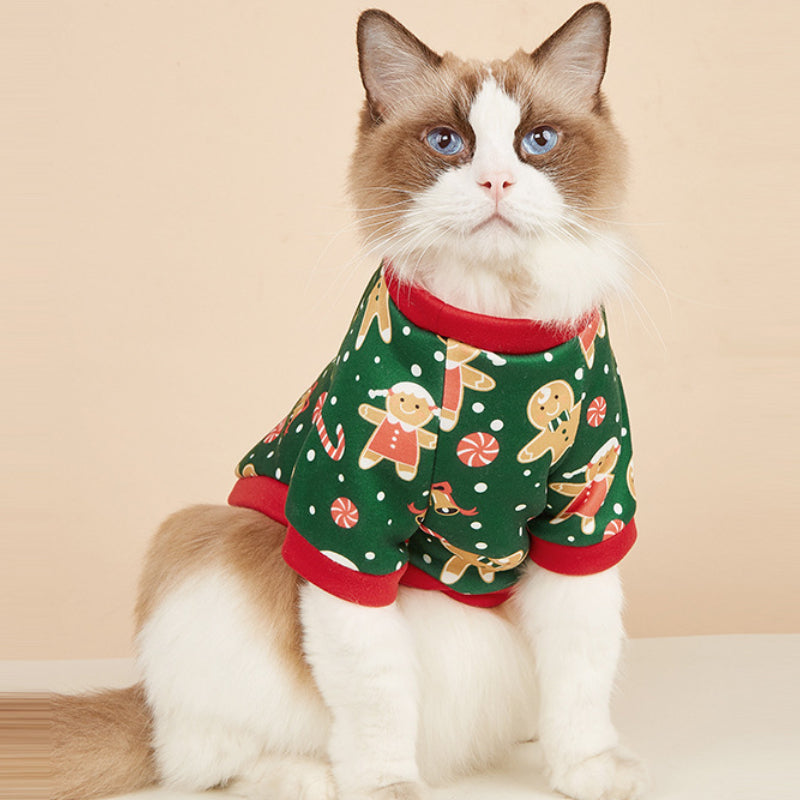 Chrismas Snowman Print Coat