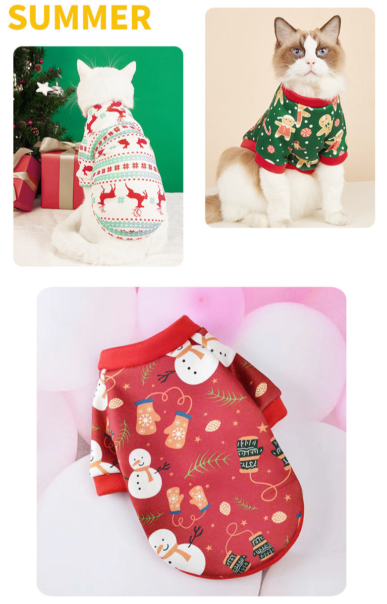 Chrismas Snowman Print Coat