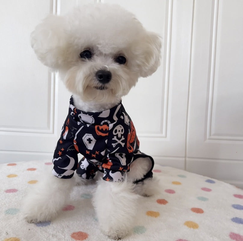 Halloween Pumpkin Skull Coat