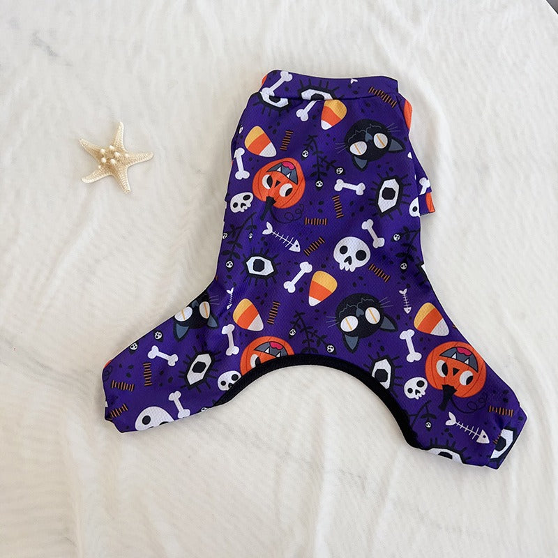 Halloween Pumpkin Skull Coat