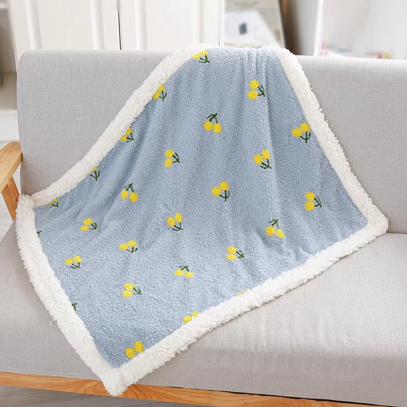 Cloud Fluff Double Warm Pet Blanket