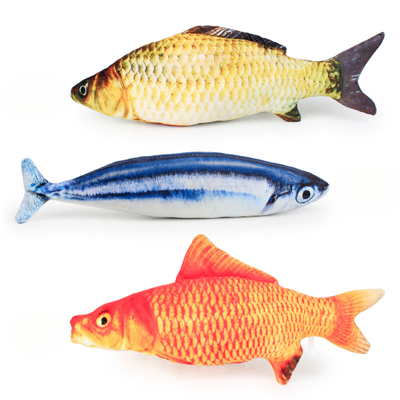 Cat Simulated Fish Toy