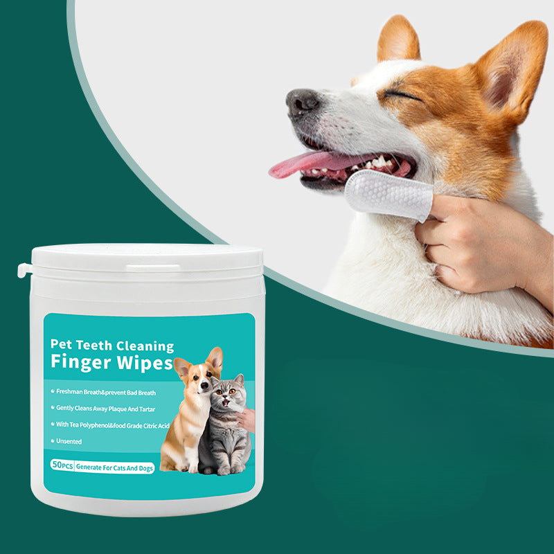 Pet Tooth Cleansing Wipes