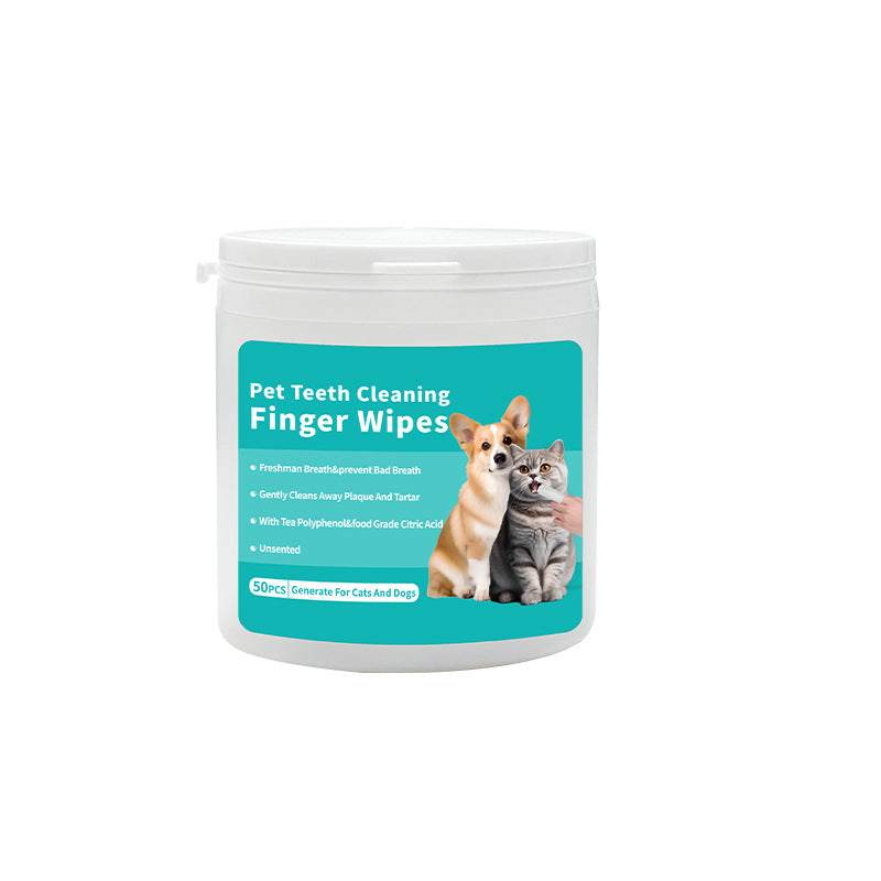 Pet Tooth Cleansing Wipes