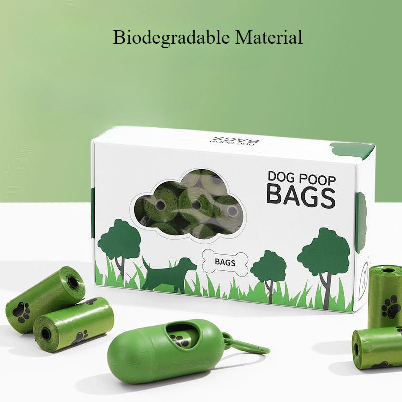 Eco-Friendly Degradable Dog Poop Bags With Dispenser