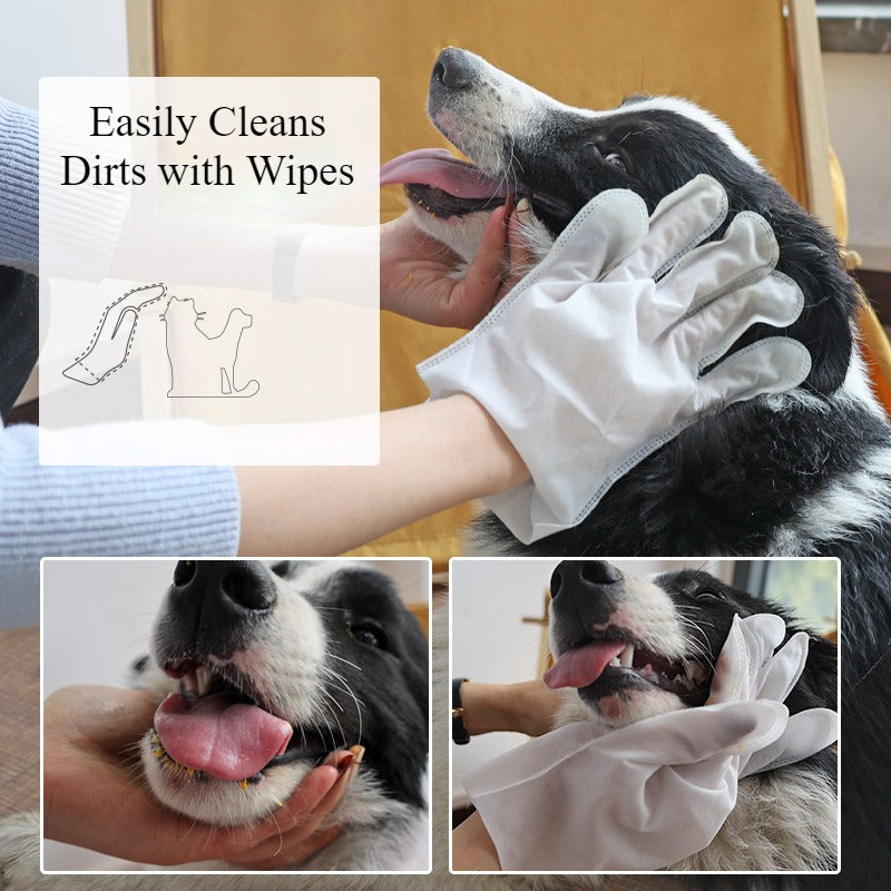 Pet Bath Wipes - 6 Wet Wipes