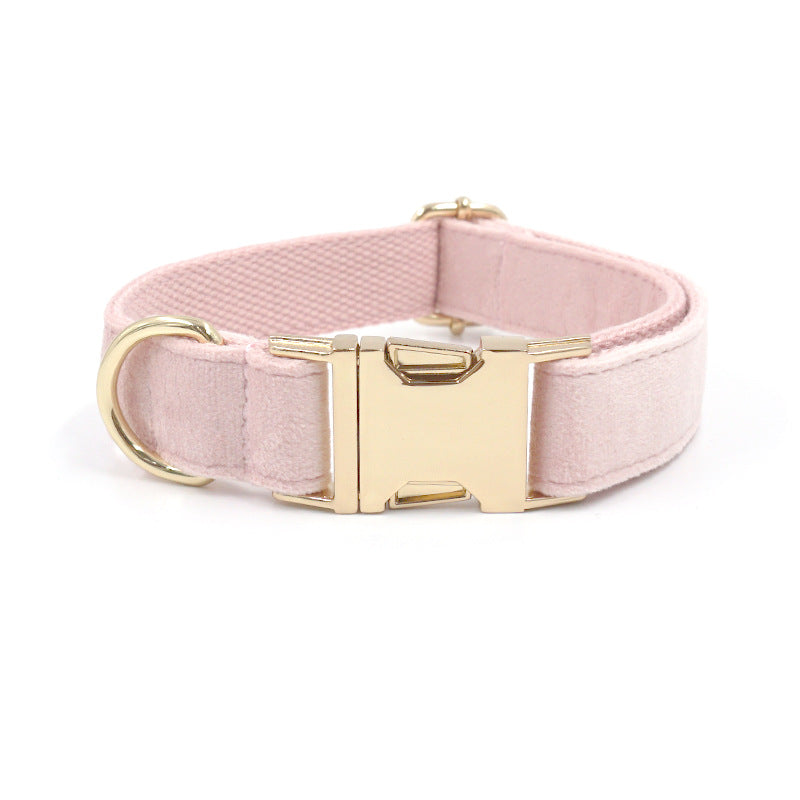 Princess Pink Velvet Pet Collar