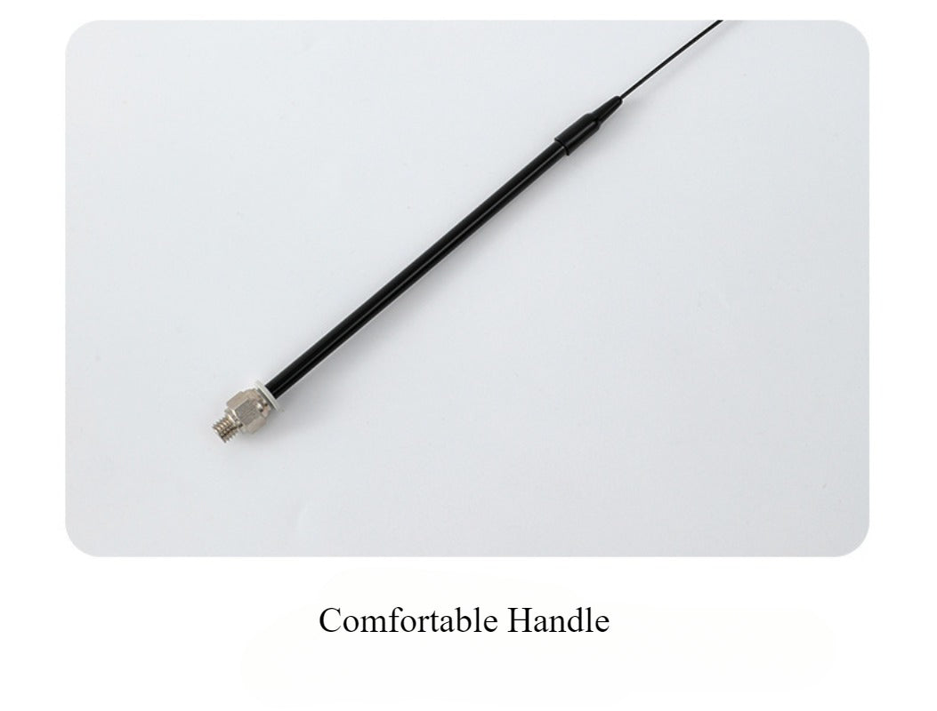 Interactive Steel Wire Feather Bell Cat Stick