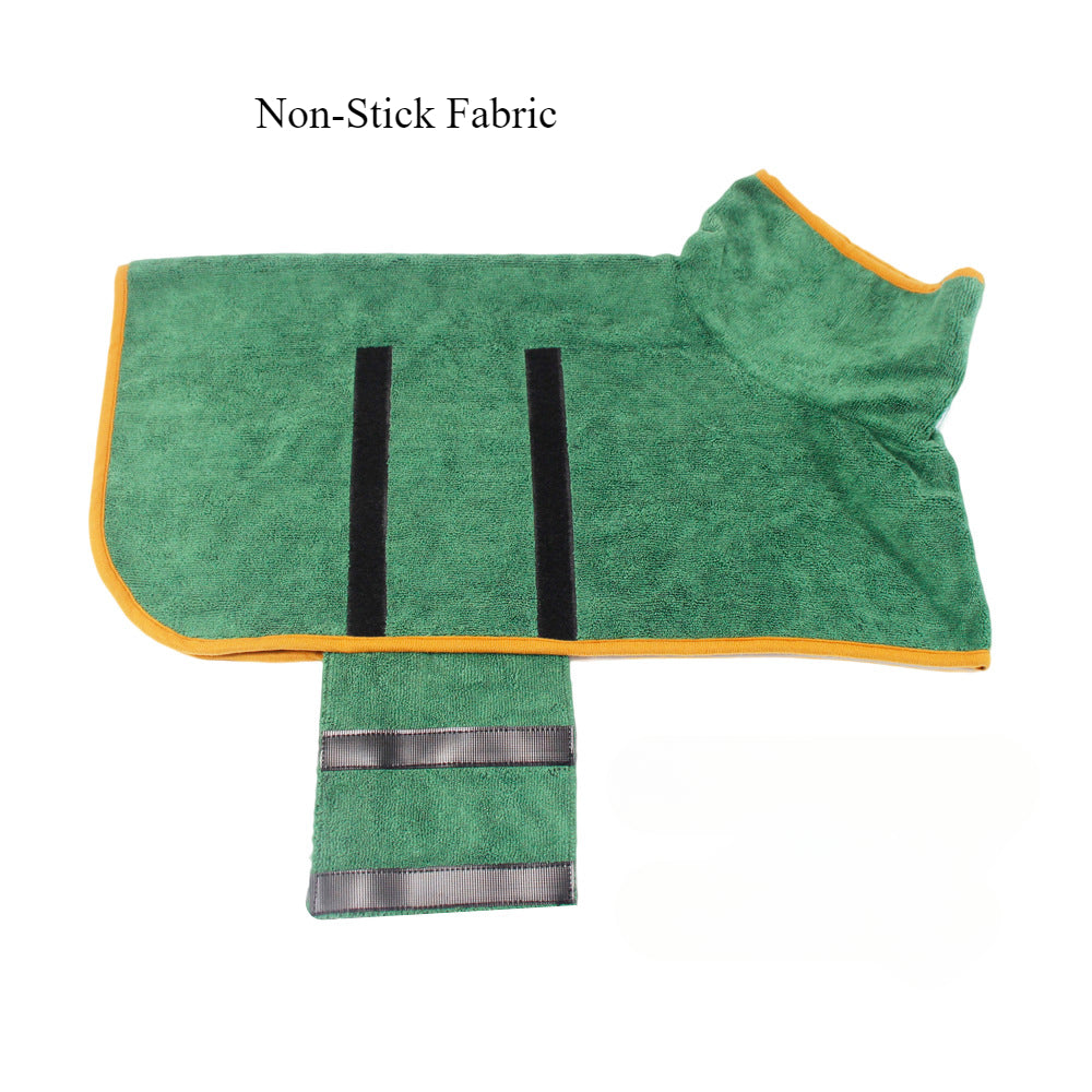 Microfiber Absorbent Pet Bathrobe