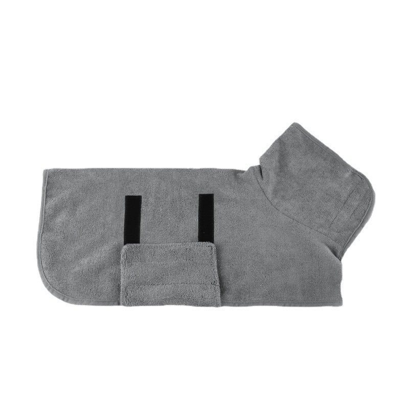 Microfiber Absorbent Pet Bathrobe
