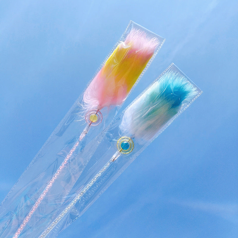Cat Feather Fairy Stick