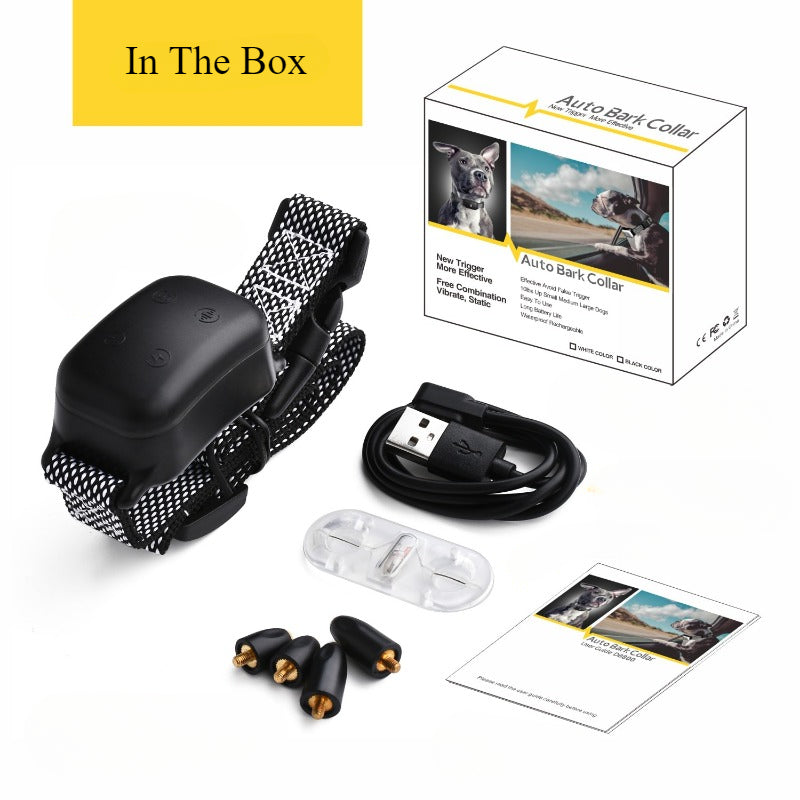 Smart Touch Screen Anti-Barking Waterproof Collar